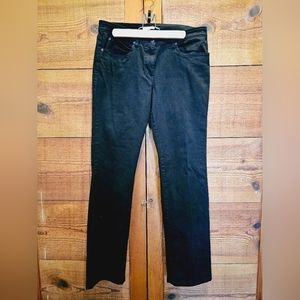 EILEEN FISHER Black Denim Straight Leg Jeans